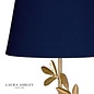 Archer - Leaf Table Lamp with Navy Shade - Laura Ashley