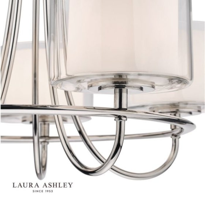 Southwell - Modern Elegant 5 Light Chandelier - Laura Ashley