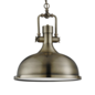 Indie - Antique Brass Industrial Pendant