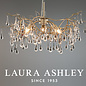 Willow - Crystal Raindrop Feature Ceiling Light - Laura Ashley