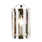 Harrington - Half Moon Lantern Wall Light - Polished Nickel - Laura Ashley