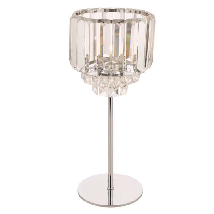 Vienna - Art Deco Crystal Table Lamp - Laura Ashley