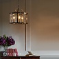 Harrington - Antique Brass Drum Lantern Ceiling Light - Laura Ashley