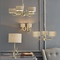 Mulroy- Antler 5 Light Chandelier with Shades - Laura Ashley