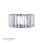 Fernhurst- Crystal Art Deco Flush Wall Light - Laura Ashley