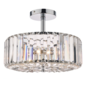 Fernhurst - Art Deco 3 Light Semi-Flush Feature Ceiling Light - Laura Ashley