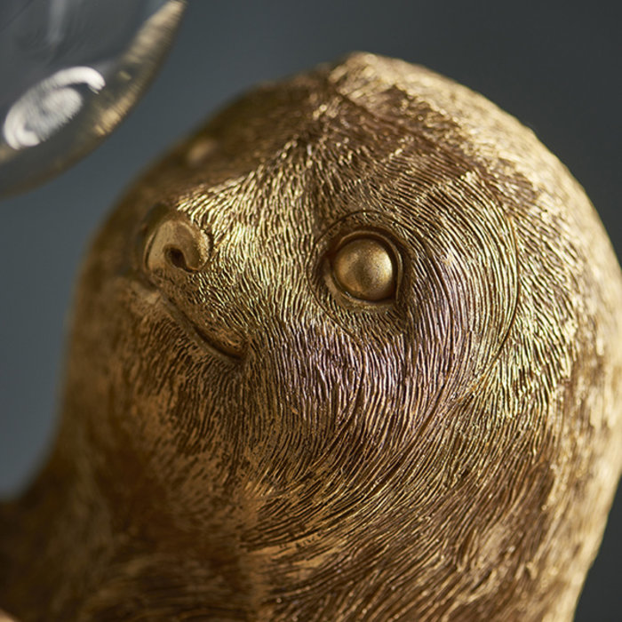 Larry - Vintage Gold Sloth Table Light