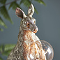 Skippy - Vintage Silver Kangaroo Table Light