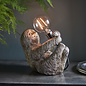 Larry - Sloth Animal Table Lamp - Vintage Silver