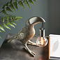 Lauren - Toucan Table Lamp - Vintage Silver