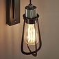 Stanage - Black Chrome Industrial Cage Wall Light