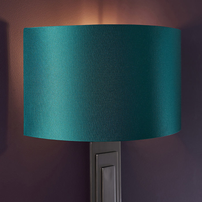 Flamborough - Luxury Bronze Wall Light with Teal Shade