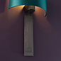 Flamborough - Luxury Bronze Wall Light with Teal Shade