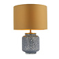 Marine - Luxury Cobalt Glass Table Light with Gold Shade