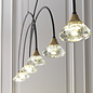 Helmsley -  Black, Brass & Crystal Glass Bar Pendant