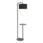 Runswick - Minimalist Floor Light with Black Shade - Black