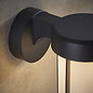 Ayton - Luxury Black & Frosted Glass LED Outdoor/Bathroom Wall Light