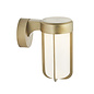 Ayton - Luxury Brushed Gold & Frosted Glass LED Outdoor/Bathroom Wall Light