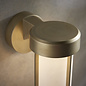 Ayton - Luxury Brushed Gold & Frosted Glass LED Outdoor/Bathroom Wall Light