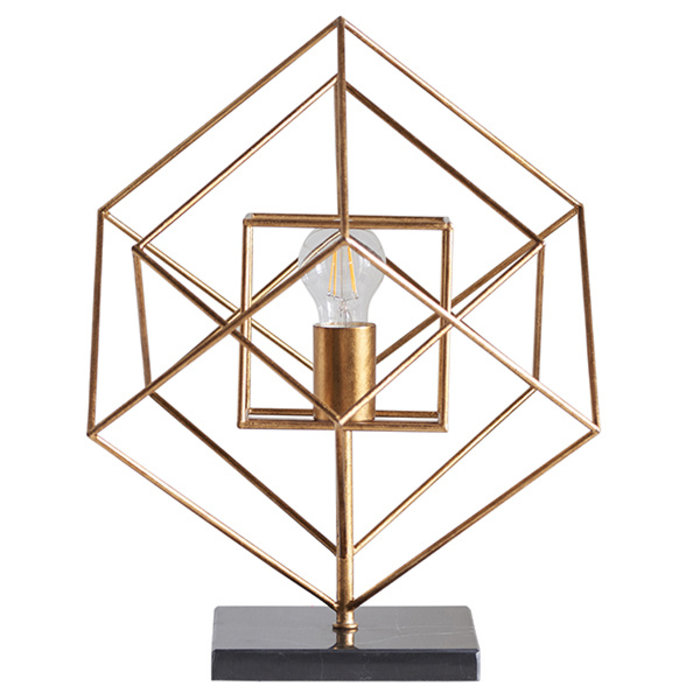 Ramshill - Gold Leaf Angular Framed Table Light