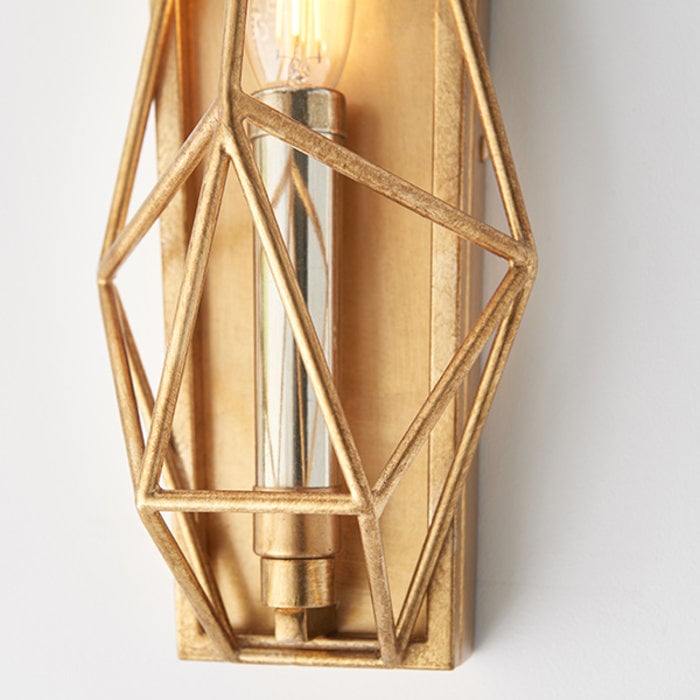 Ramshill - Gold Leaf Cage Wall Light