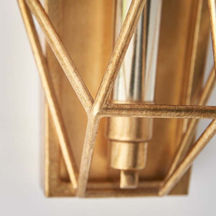 Ramshill - Gold Leaf Cage Wall Light