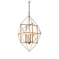 Ramshill - Large Gold Leaf Cage Multi Pendant Lantern