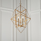 Ramshill - Large Gold Leaf Cage Multi Pendant Lantern