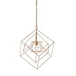 Ramshill - Large Gold Leaf Cage Single Pendant