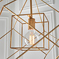 Ramshill - Large Gold Leaf Cage Single Pendant