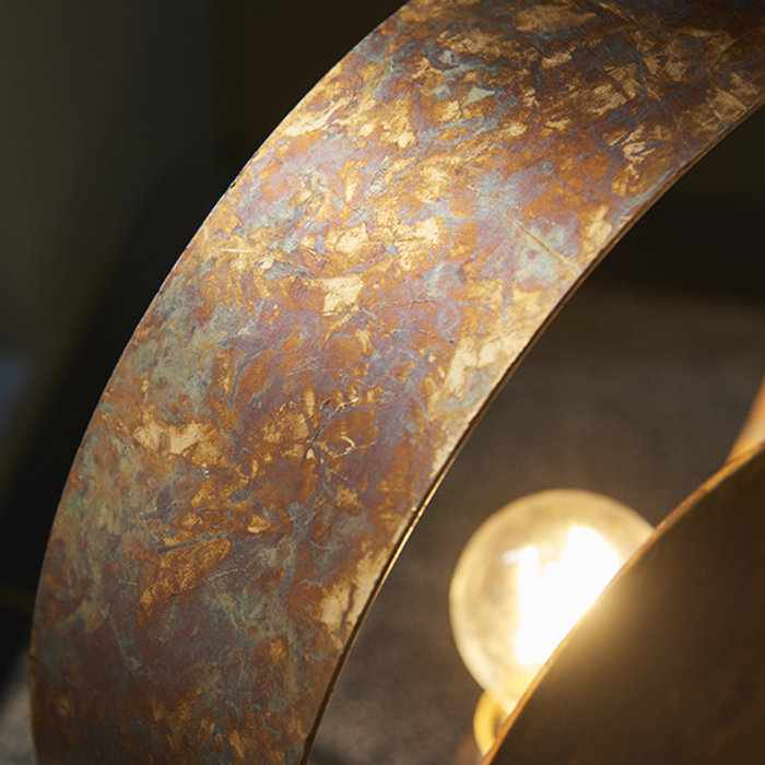 Ripon - Dappled Copper Patina Table Lamp