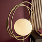 Dalby - Mid Century Brushed Gold Hoops Floor Light