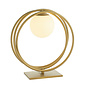 Dalby - Mid Century Brushed Gold Hoops Table Light