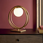 Dalby - Mid Century Brushed Gold Hoops Table Light