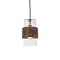 Malton - Industrial Glass Pendant with Copper Patina Ring