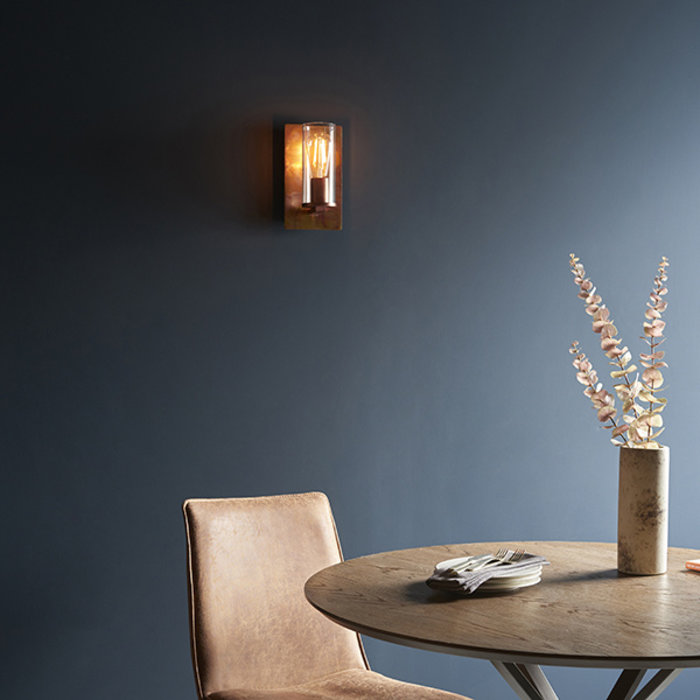 Malton - Luxury Industrial Copper Patina Wall Light