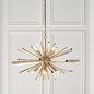 Welburn - Large Starburst Pendant with Champagne Glass Shards & Brass