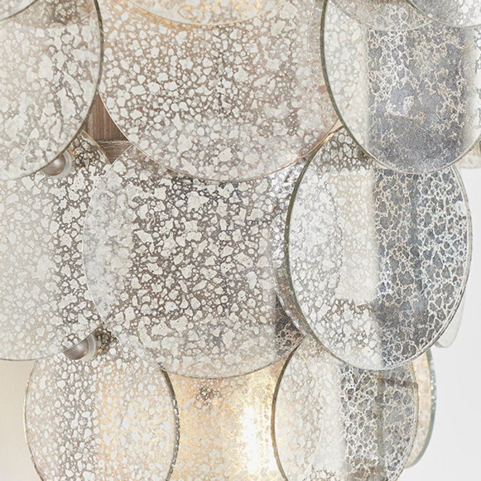 Thornton - Luxury Mercury Glass, Tiered Feature Wall Light