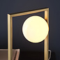 Osborne - Mid Century Modern Brushed Gold Table Light with Opal Globe