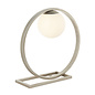 Cornelian - Mid Century Silver Ring Table Light ht