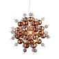 Holbeck - Starburst Copper Feature light  with Tinted Glass Spheres