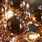 Holbeck - Starburst Copper Feature light  with Tinted Glass Spheres