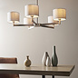 Bempton -  Large Modern Chandelier with Grey Shades