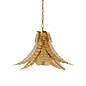 Irton - Tropical Palm Leaf Pendant - Gold