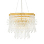 Osgodby - Tiered Glass Feature Chandelier - Gold Plated