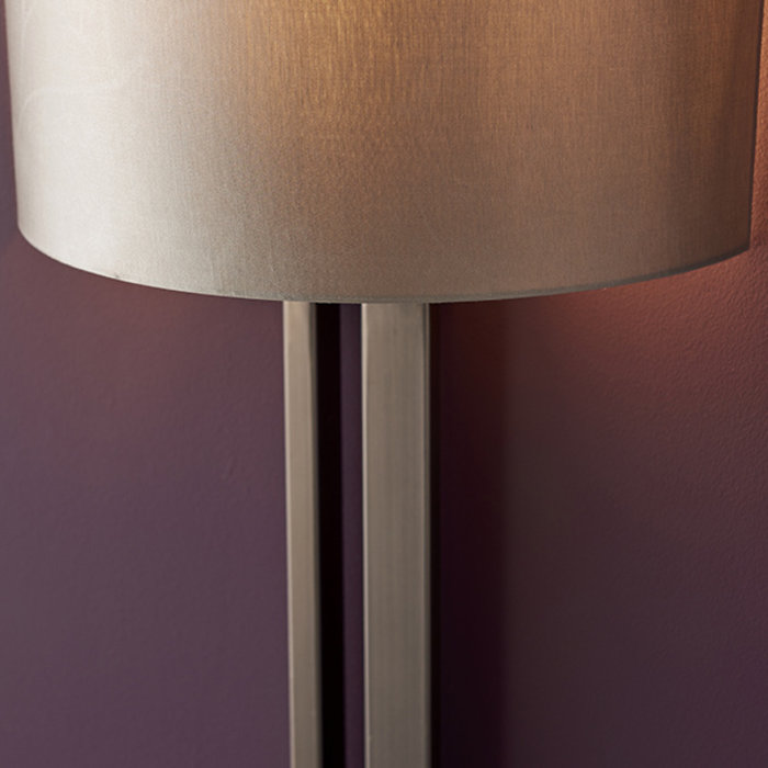 Vernon -  Modern Luxury Wall Light with Mink Shade - Bronze