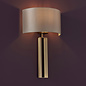 Vernon -  Brass Modern Luxury Wall Light with Mink Shade