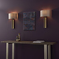 Vernon -  Brass Modern Luxury Wall Light with Mink Shade