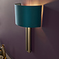 Vernon - Brass Modern Luxury Wall Light with Teal Shade