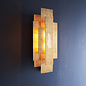 Belmont -  Layered Gold Leaf Modern Wall Light